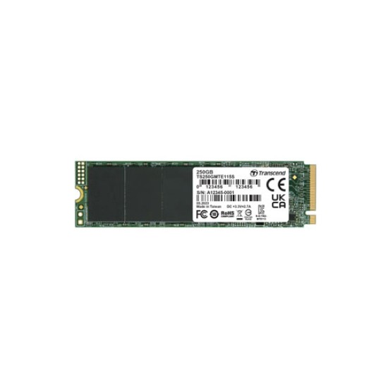 TRANSCEND 250GB 115S NVME M.2 2280 PCIE GEN3X4 INTERNAL SSD