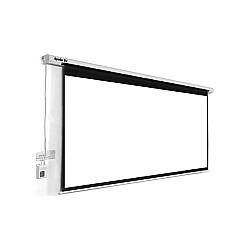 APOLLO 10 X 10 FOOT WALL MOUNT ELECTRONIC PROJECTOR SCREEN