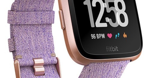 fitbit versa rose gold special edition