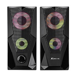 XTRIKE ME SK-501 2.0 CHANNEL STEREO RGB HIGH-QUALITY GAMING SPEAKER