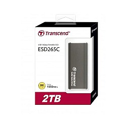 Transcend 2TB ESD265C Type C Portable SSD Iron Gray
