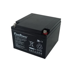 FirstPower 12V 26Ah Rechargeable Battery