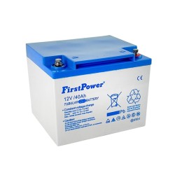 FirstPower 12V 40Ah Tubular Gel Battery