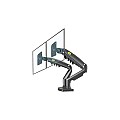 MICROPACK DM-02 17-27 INCH LCD-LED MONITOR DUAL ARM DESK MOUNT STAND