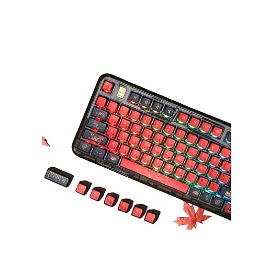 YUNZII Nine-Tailed Fox PBT Keyboard Keycap Set