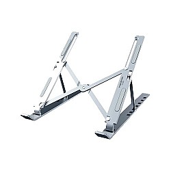 Yuanxin Retractable Adjustable Laptop Stand with Anti Slip Pad (Silver)