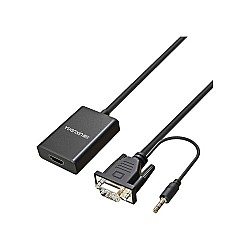 Yuanxin VGA Male to HDMI Female Converter with Audio ( Black )