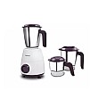 PHILIPS 500W MIXER GRINDER HL7500/00 WHITE AND PURPLE