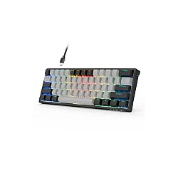 AULA F3261 TYPE-C WIRED HOT SWAPPABLE 61 KEYS RGB GAMING MECHANICAL KEYBOARD