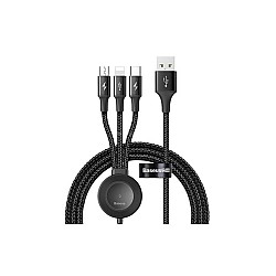 Baseus Flash Series Ⅱ three in One Fast Charging Micro Type-C Data Cable