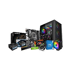 Intel Core i5 14400F Gigabyte B760M DS3H AX Motherboard 16GB RAM 500GB SSD Desktop PC with Graphic
