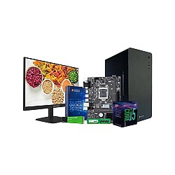  Intel Core I5 8400 Huananzhi B250-D4 Motherboard 8GB RAM 240GB SSD Corporate PC with 22-inch Monitor