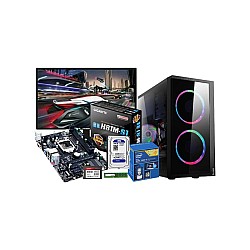 Intel Core I5 H81m Motherboard 4GB RAM 128GB SSD 500GB HDD Corporate PC with Monitor