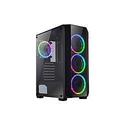 Xtreme XJOGOS 200-12 RGB Mid Tower ATX Gaming Desktop Case