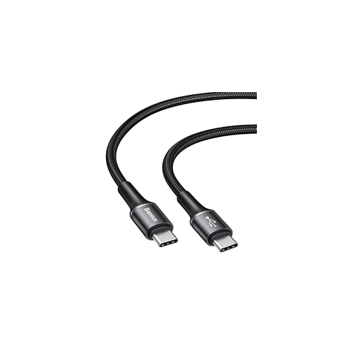 BASEUS CATGH-J01 HALO 1M USB-C TO USB-C CABLE (BLACK)