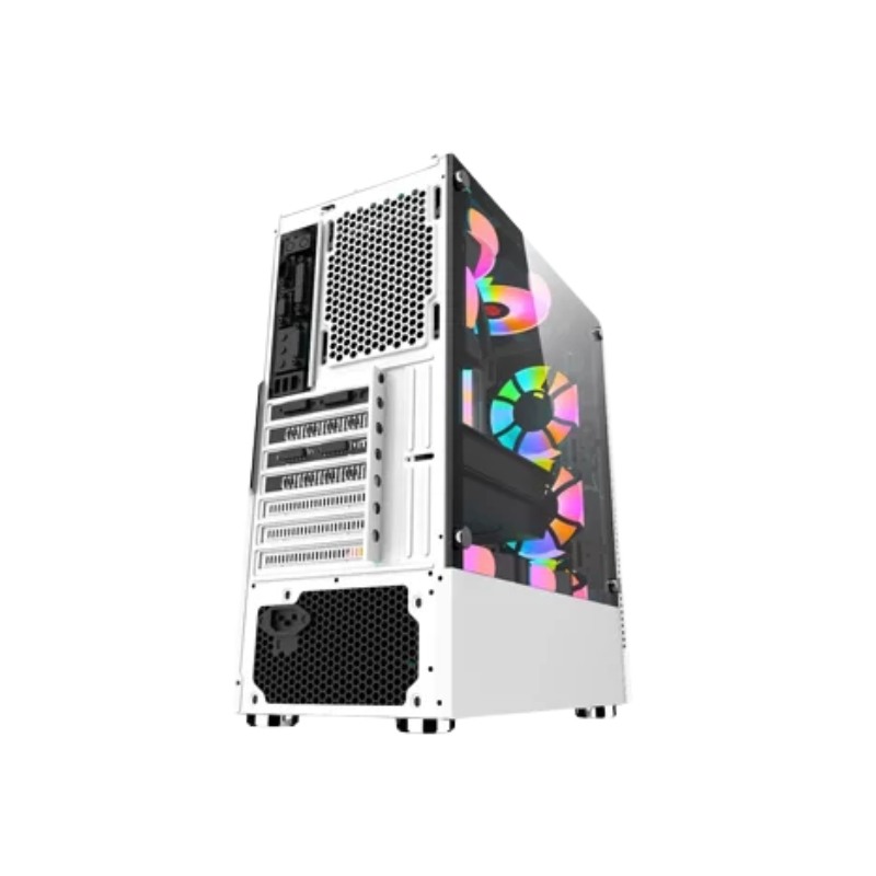 APTECH SX-8303 ARGB GAMING CASE (WHITE)