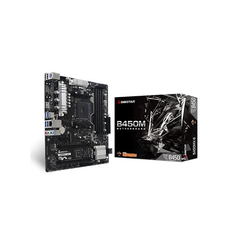 BIOSTAR B450MX-S AM4 MICRO ATX DDR4 AMD MOTHERBOARD