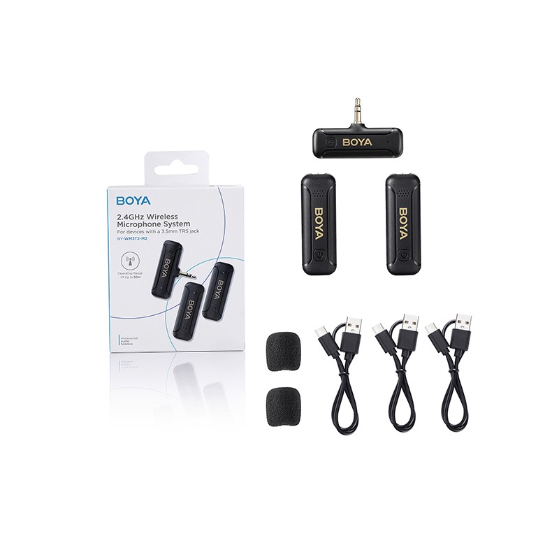 BOYA BY-WM3T2-M2 MINI MICROPHONE PRICE IN BD | TECHLAND BD
