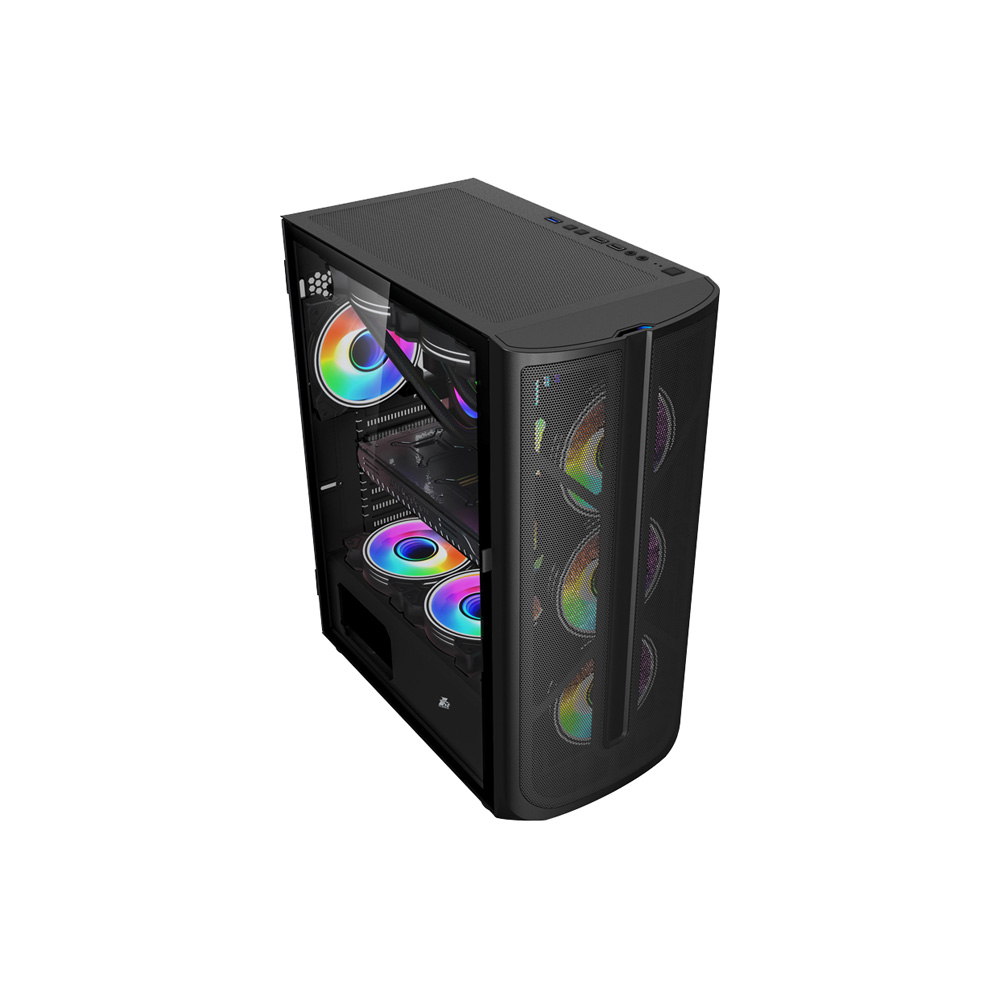Buy 1STPLAYER FIREBASE X4 ATX/mATX GAMING CASE (BLACK) in Bangladesh ...