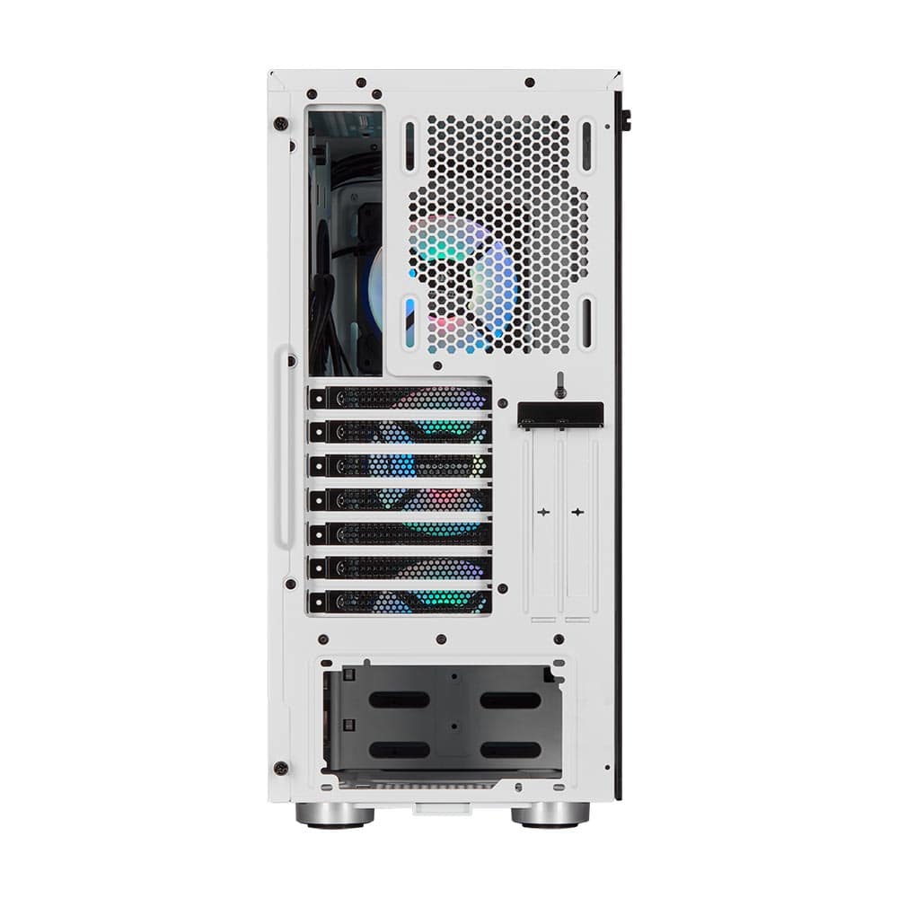 Corsair iCUE 465X RGB Mid-Tower ATX Smart Case - White