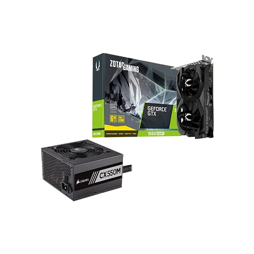 ZOTAC GEFORCE GTX  SUPER and CORSAIR CXM  WATT combo