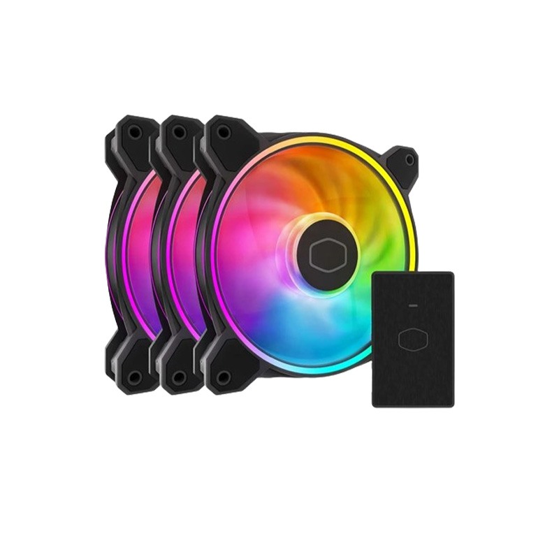 Ventola ARGB Cooler Master MF120 Halo2 - 120mm, Doppio Anello LED, PWM | Per PC Gaming E Raffreddamento