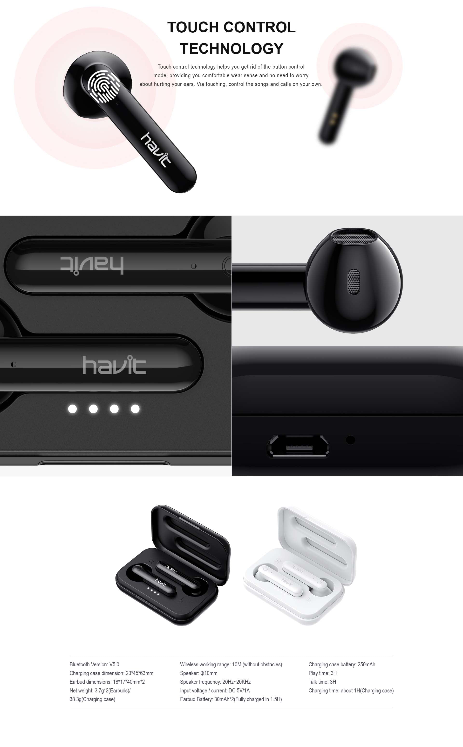 HAVIT HV-TW935 TRUE WIRELESS STEREO EARBUDS Specification 2.jpg (1920×3094)