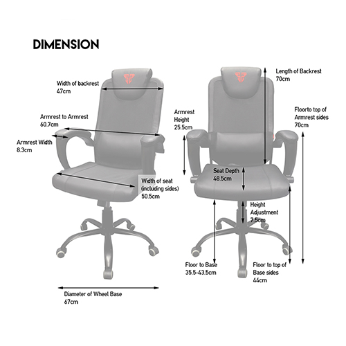 Respawn Fantech alpha gc 185x gaming chair price in bd with Ergonomic Design