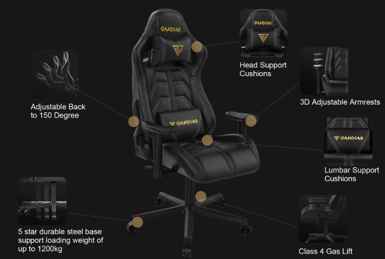 Gamdias APHRODITE MF1 L Gaming Chair Price in bangladesh