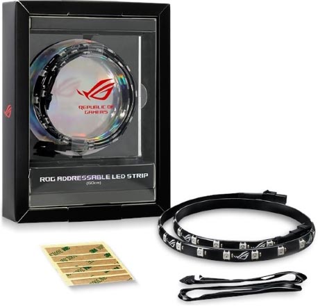 ROG Addressable LED Strip with magnetic backing and Aura Sync RGB 60cm