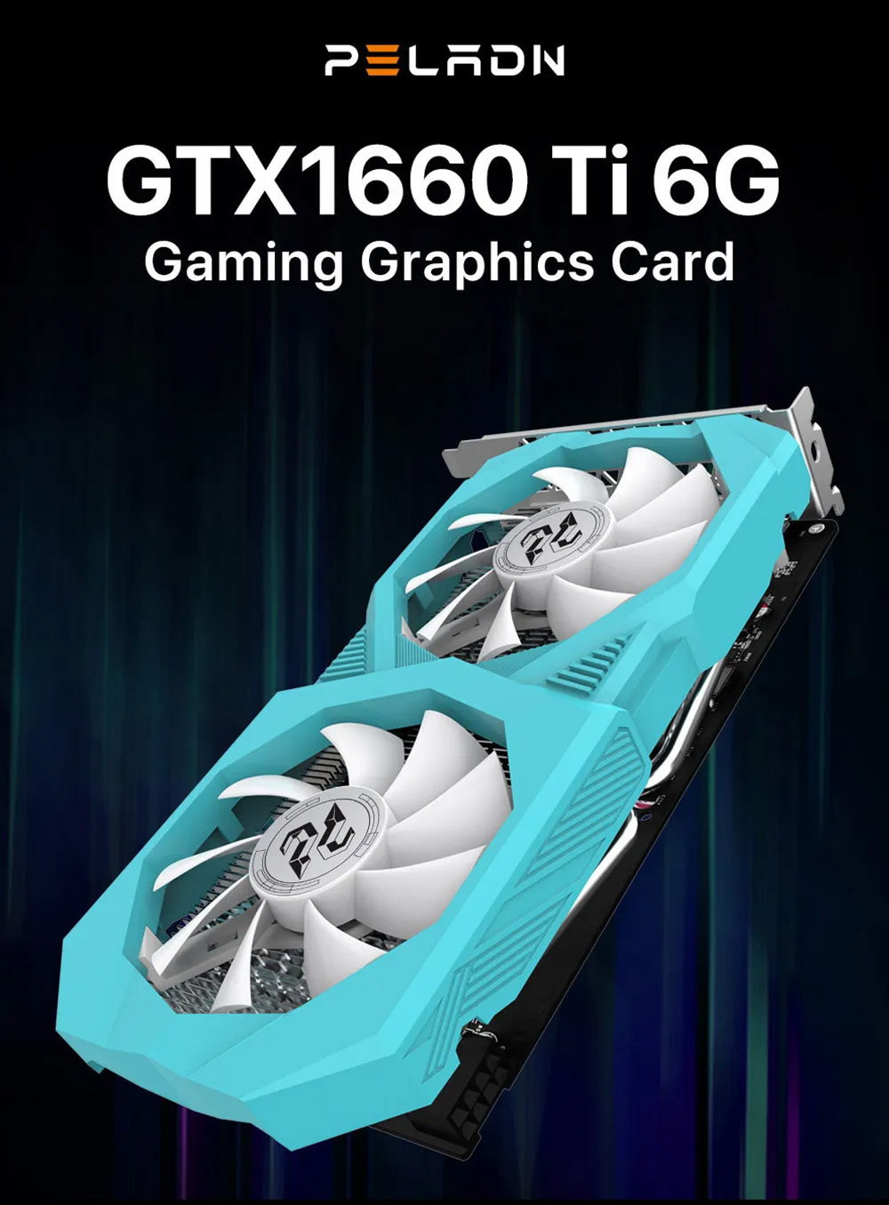  GTX 1660 TI 6G GDDR6 192BIT DUAL FANS 