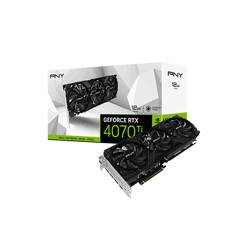 PNY GeForce RTX 4070 Ti 12GB Verto LED Triple Fan - graphics card - GeForce  RTX 4070 Ti - 12 GB