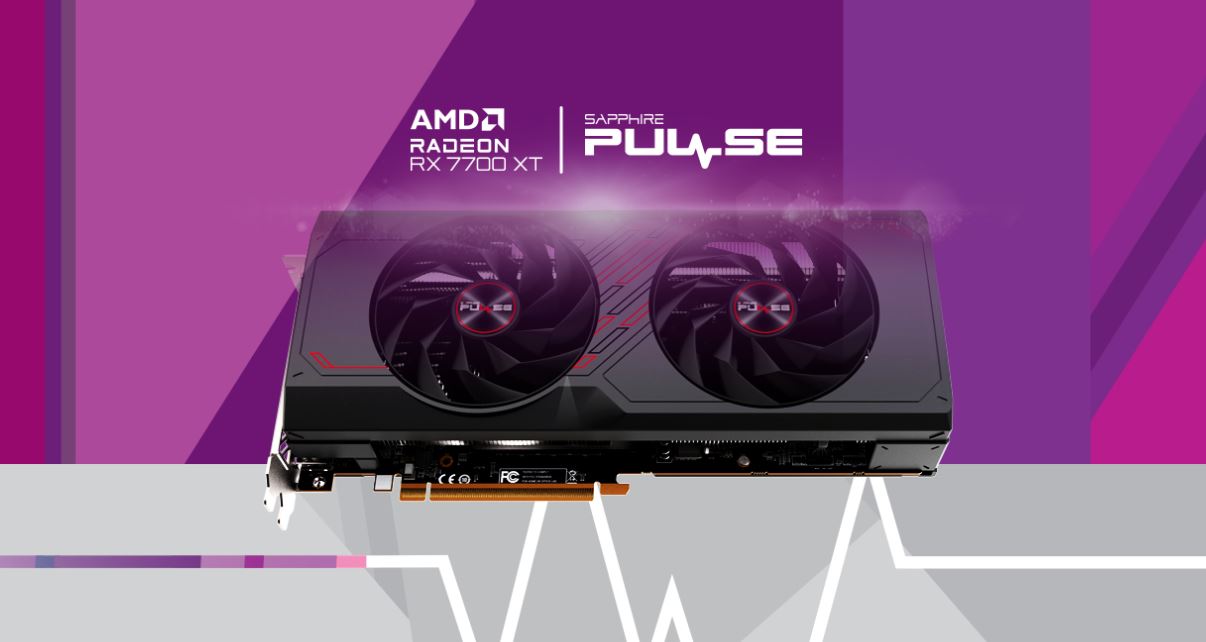 SAPPHIRE PULSE AMD RADEON RX 7700 XT GRAPHICS CARD