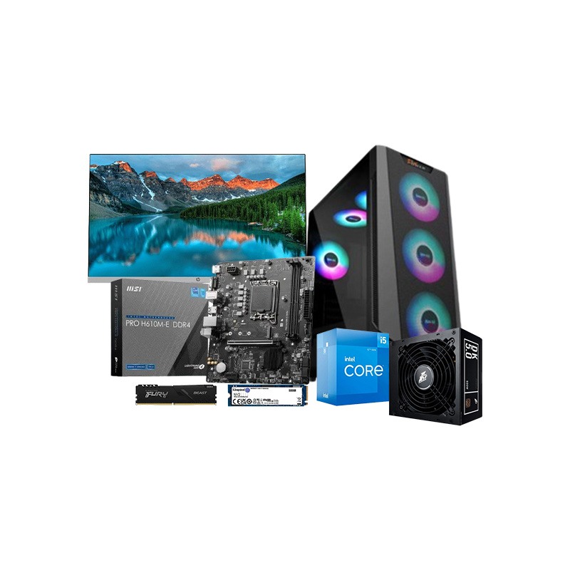 Intel Core I5 12400 H610M-E Budget PC Price in BD | TechLand BD