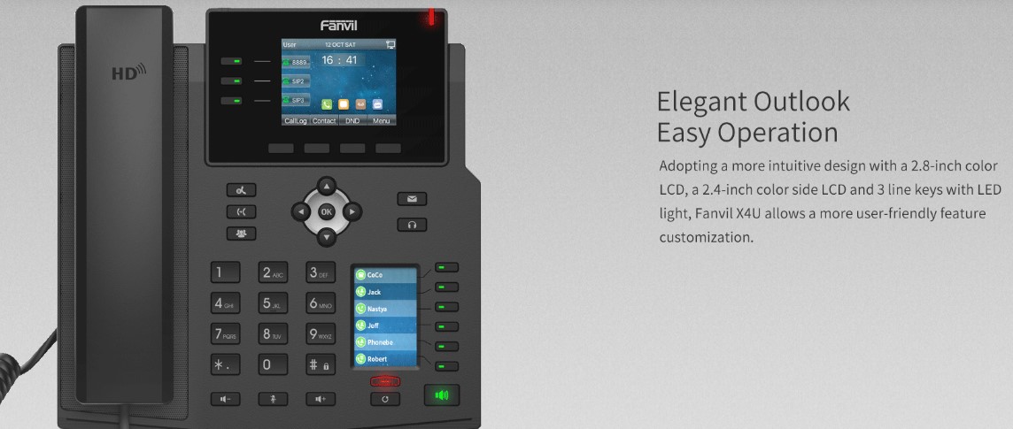 X4U Enterprise IP PHONE