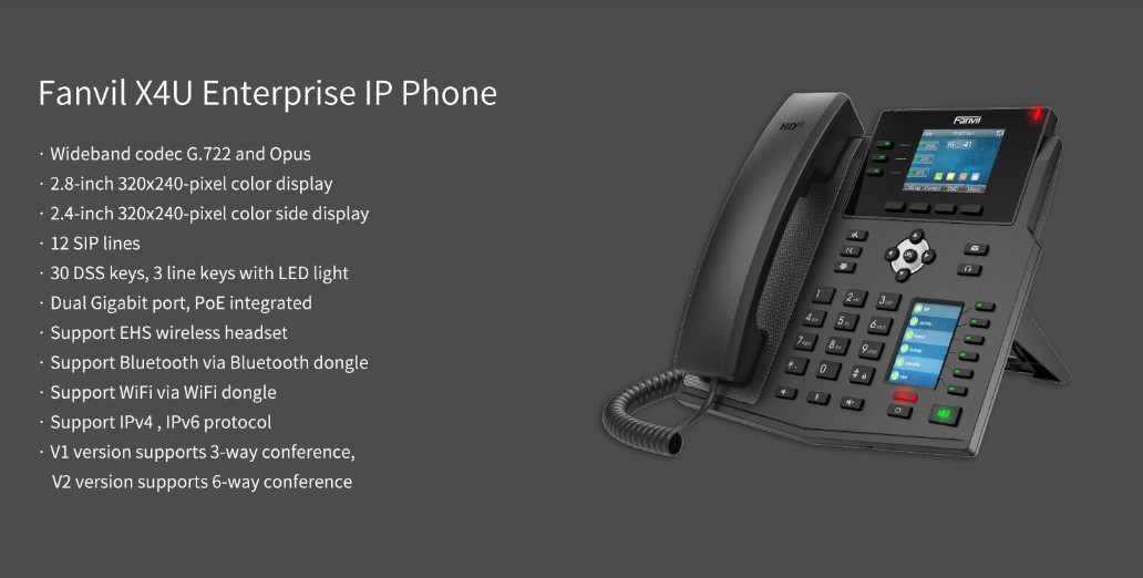 X4U Enterprise IP PHONE in bd