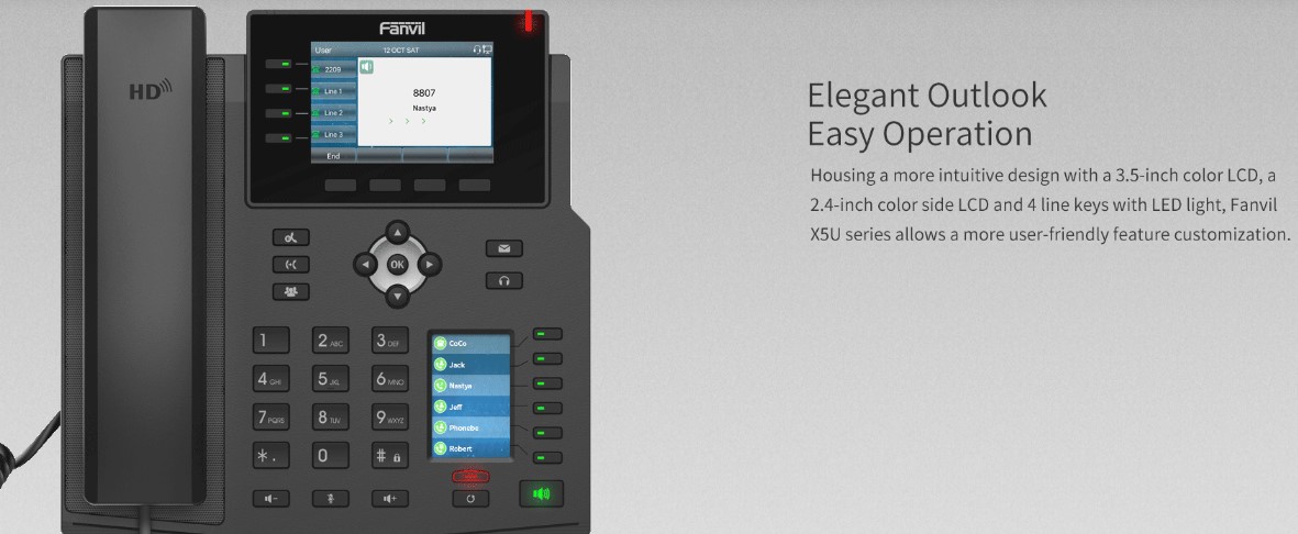 X5U HIGH-END IP PHONE