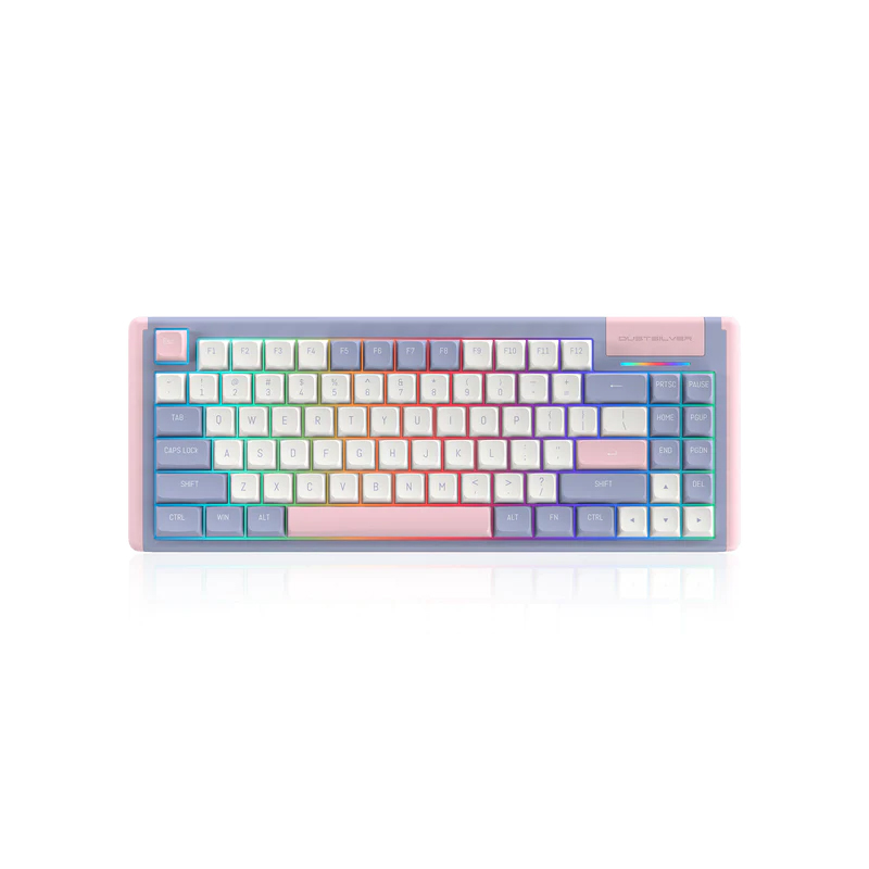 DUSTSILVER K84 PURPLE PINK LILAC KEYBOARD PRICE IN BD TECHLAND BD