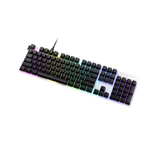 NZXT FUNCTION COMPACT RGB MECHANICAL GAMING KEYBOARD (MATTE WHITE)