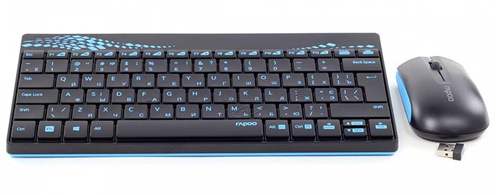 Rapoo Wireless 8000 Mini Mouse & Keyboard Combo
