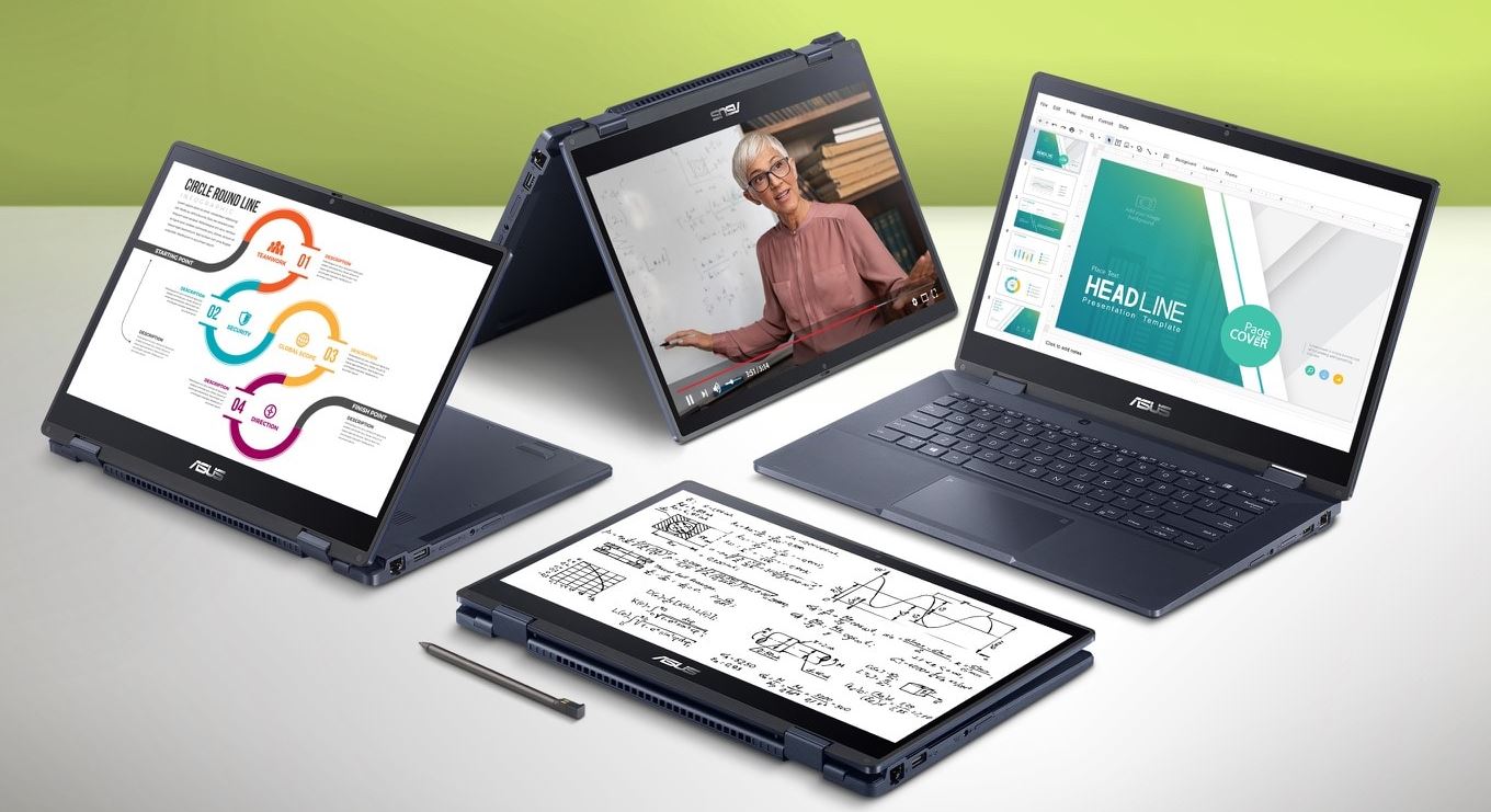 ASUS EXPERTBOOK B3 FLIP B3402FEA 14 INCH FULL HD TOUCH DISPLAY CORE I7 11TH GEN 16GB RAM 512GB SSD 2 IN 1 LAPTOP