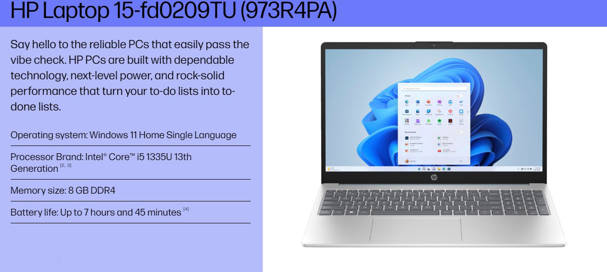 HP 15-FD0209TU (973R4PA)