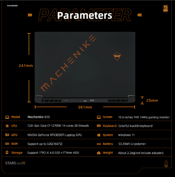 Machenike S15 Laptop in bd