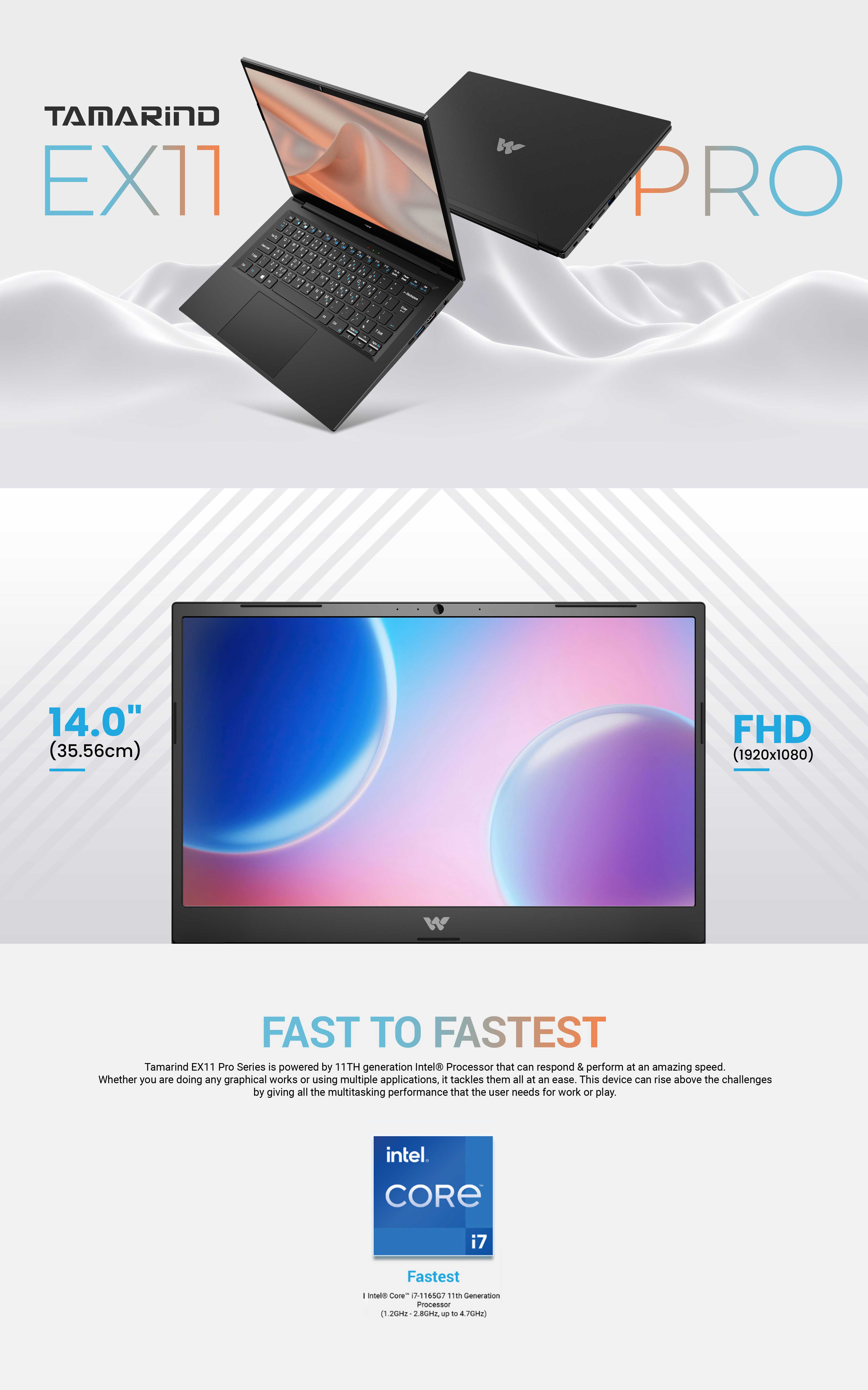 WALTON TAMARIND EX11 PRO 11TH GEN CORE I7 LAPTOP