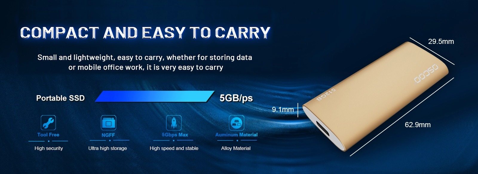 OSCOO MD003-G 512GB 