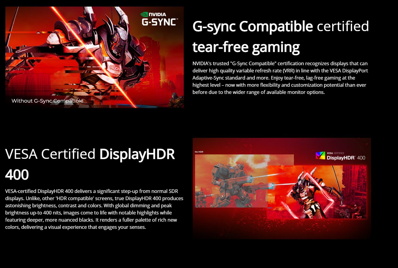 AOC Q27G4 27-inch 180Hz Fast IPS 2K Gaming Monitor