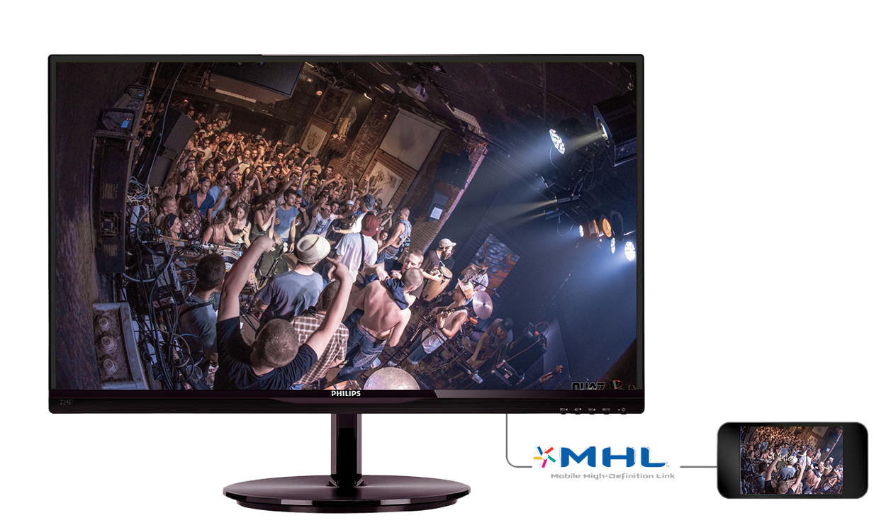 PHILIPS 21.5" 224E5QHSB/94LCD monitor Price in BD | Techland bd