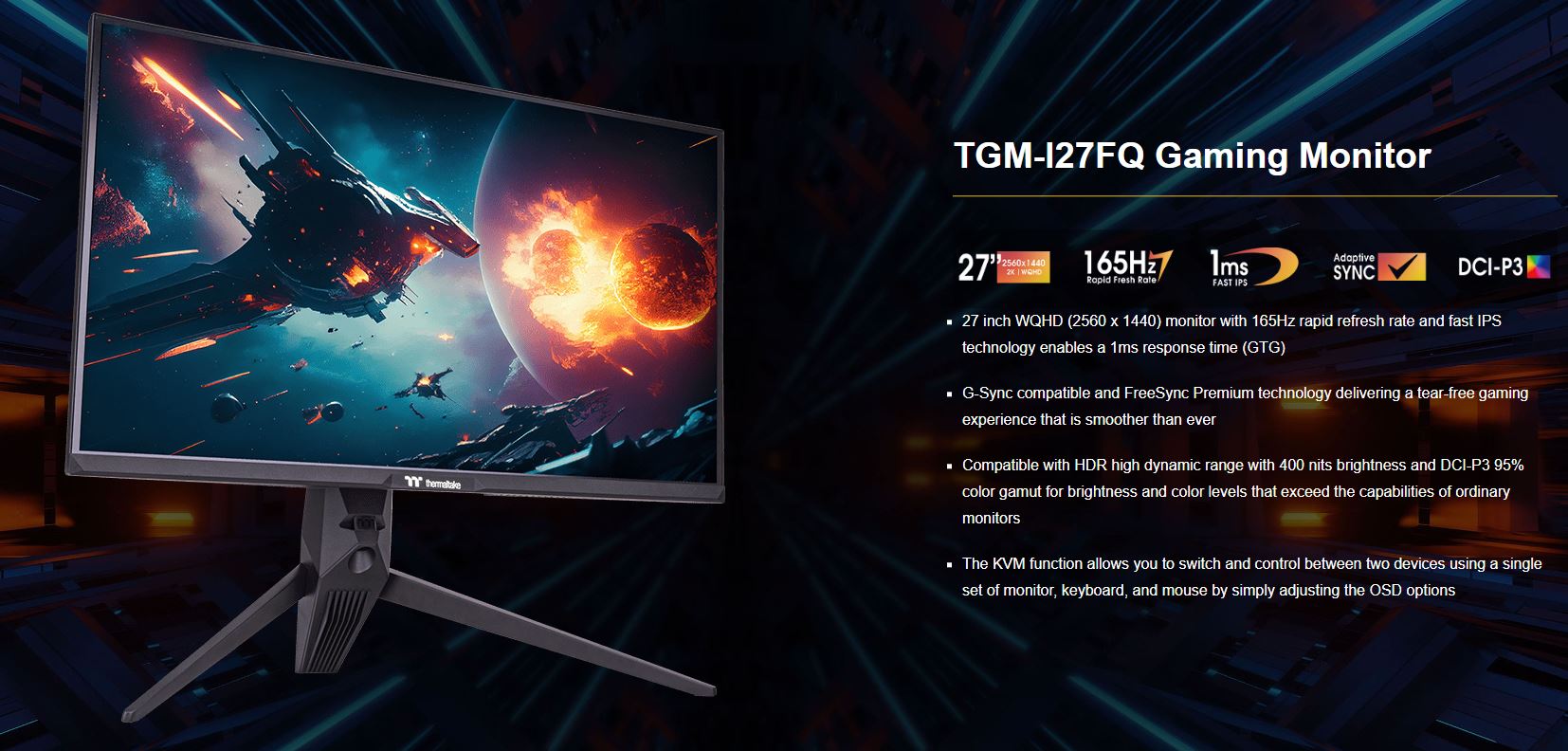 TGM-I27FQ Gaming Monitor