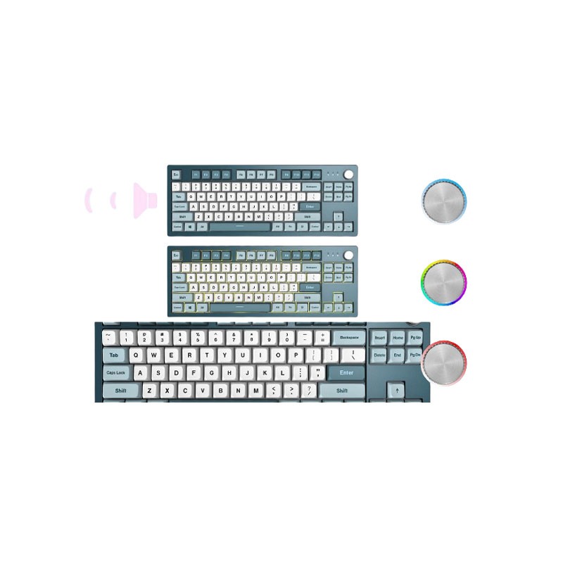 Montech MK87FR MKey TKL Keyboard Price In Bd | Techland Bd