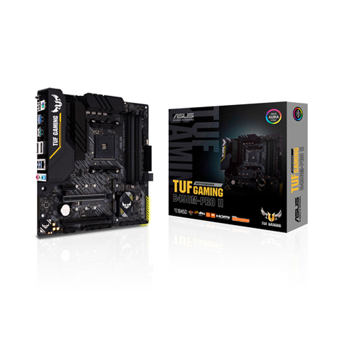 ASUS TUF B450M-PRO II AM4 PCIe 3.0 MATX AMD GAMING Motherboard 